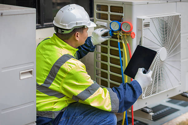 Professional Ductwork Repair technician working in Marshfield, WI